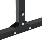vidaXL Dip Station 2 pcs Schwarz 55 x 90 x 104.5 cm