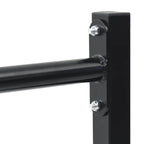 vidaXL Dip Station 2 pcs Schwarz 55 x 90 x 104.5 cm