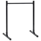 vidaXL Dip Station 2 pcs Schwarz 55 x 90 x 104.5 cm