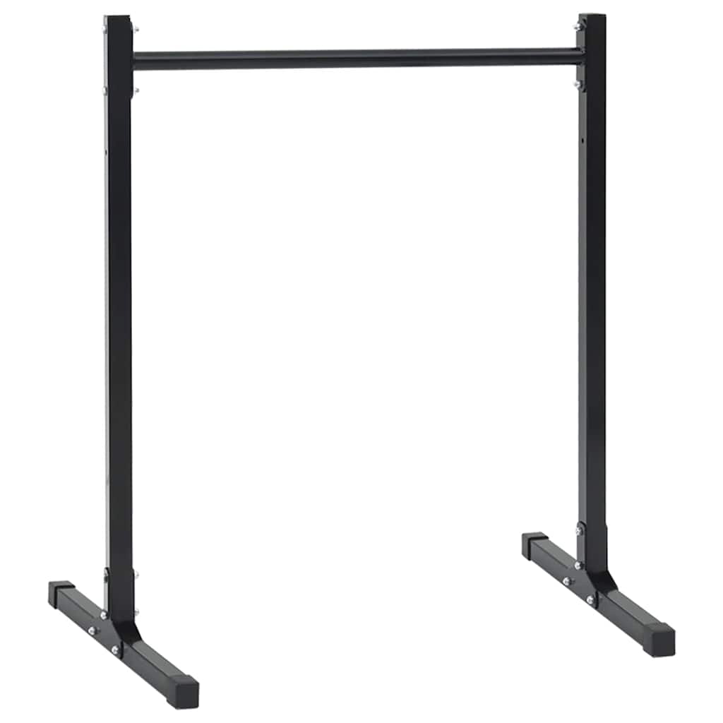 vidaXL Dip Station 2 pcs Schwarz 55 x 90 x 104.5 cm