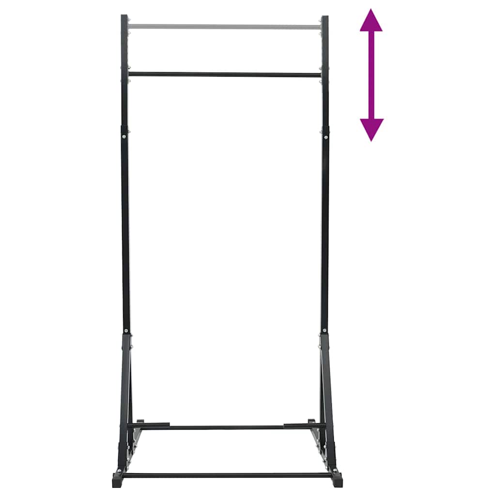 vidaXL Klimmzugstation Schwarz 100,5 x 102 x 234,5 cm
