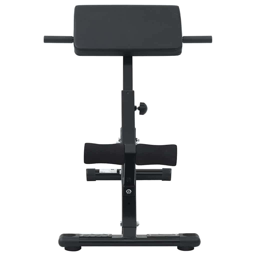 vidaXL Hyperextensionsbank Schwarz 100,5 x 70 x 78 cm