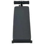 vidaXL Sitzbank Schwarz 124 x 33,5 x 55 cm Pulverbeschichteter Stahl