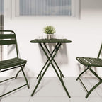 vidaXL Bistrotisch Dunkelgrün 55 x 55 x 72,5 cm
