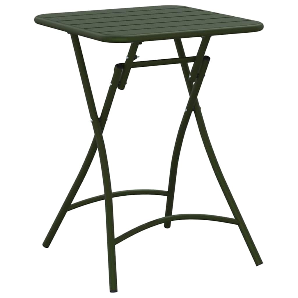 vidaXL Bistrotisch Dunkelgrün 55 x 55 x 72,5 cm