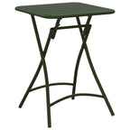 vidaXL Bistrotisch Dunkelgrün 55 x 55 x 72,5 cm