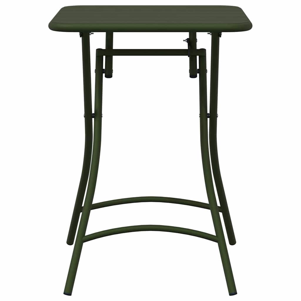 vidaXL Bistrotisch Dunkelgrün 55 x 55 x 72,5 cm