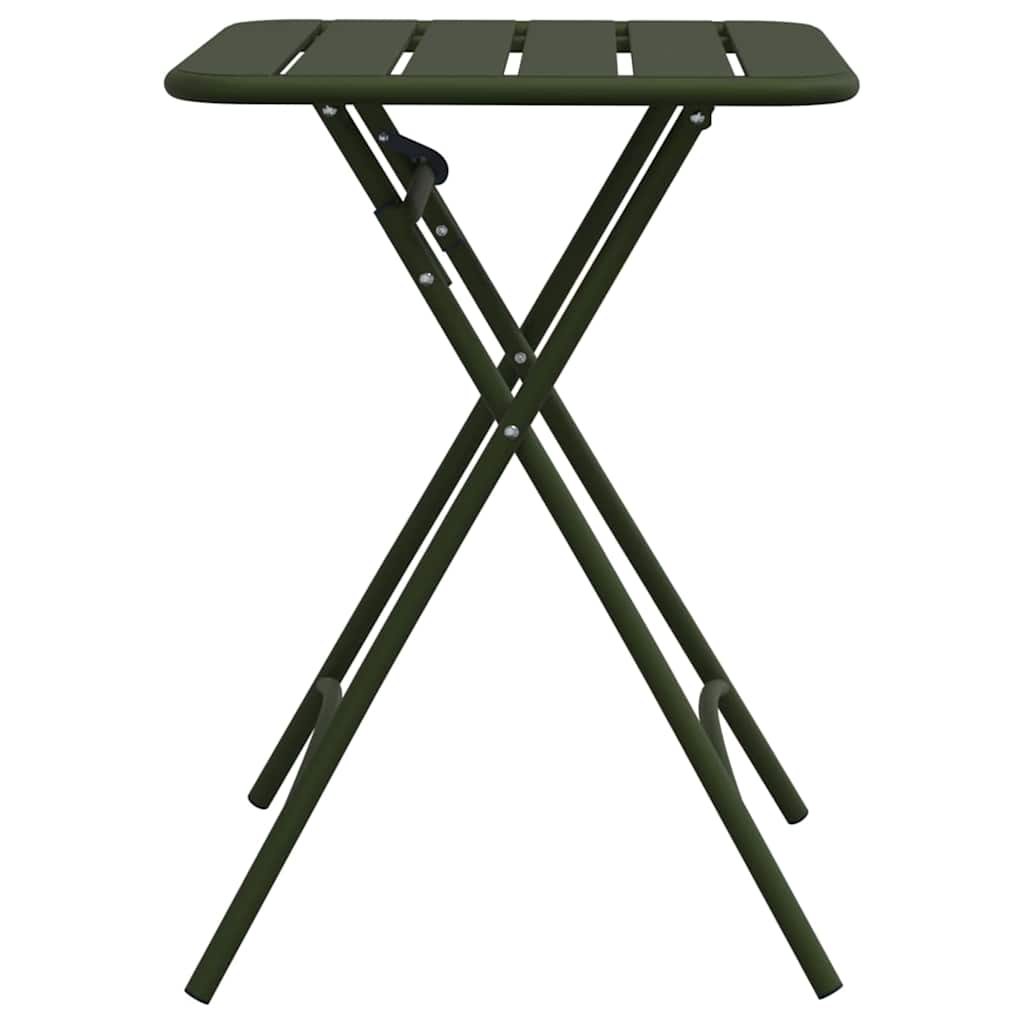 vidaXL Bistrotisch Dunkelgrün 55 x 55 x 72,5 cm