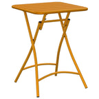 vidaXL Bistrotisch Senf 55 x 55 x 72,5 cm Pulverbeschichteter Stahl
