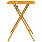 vidaXL Bistrotisch Senf 55 x 55 x 72,5 cm Pulverbeschichteter Stahl