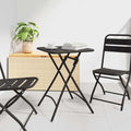 vidaXL Bistrotisch Dunkelgrün 55 x 55 x 72,5 cm