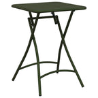 vidaXL Bistrogarnitur 3 pcs Grün Stahl