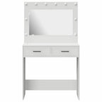 vidaXL Schminktisch mit Speicher Weiß 78,5 x 41 x 135 cm Holzwerkstoff