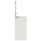 vidaXL Schminktisch mit Speicher Weiß 78,5 x 41 x 135 cm Holzwerkstoff
