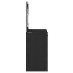 vidaXL Schminktisch Schwarz Eichen-Optik 78,5 x 41 x 135 cm