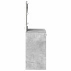vidaXL Schminktisch Beton Grau 78,5 x 41 x 135 cm Holzwerkstoff