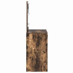 vidaXL Schminktisch Geräucherte Eiche 78,5 x 41 x 135 cm Holzwerkstoff