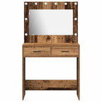 vidaXL Schminktisch Altholz 78,5 x 41 x 135 cm Holzwerkstoff