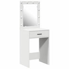 vidaXL Schminktisch mit Schubladen Weiß 50 x 41 x 135 cm Holzwerkstoff
