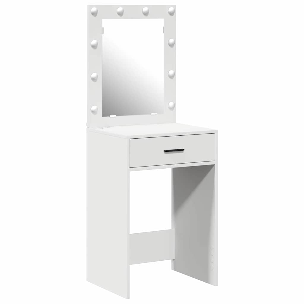 vidaXL Schminktisch mit Schubladen Weiß 50 x 41 x 135 cm Holzwerkstoff