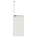 vidaXL Schminktisch mit Schubladen Weiß 50 x 41 x 135 cm Holzwerkstoff