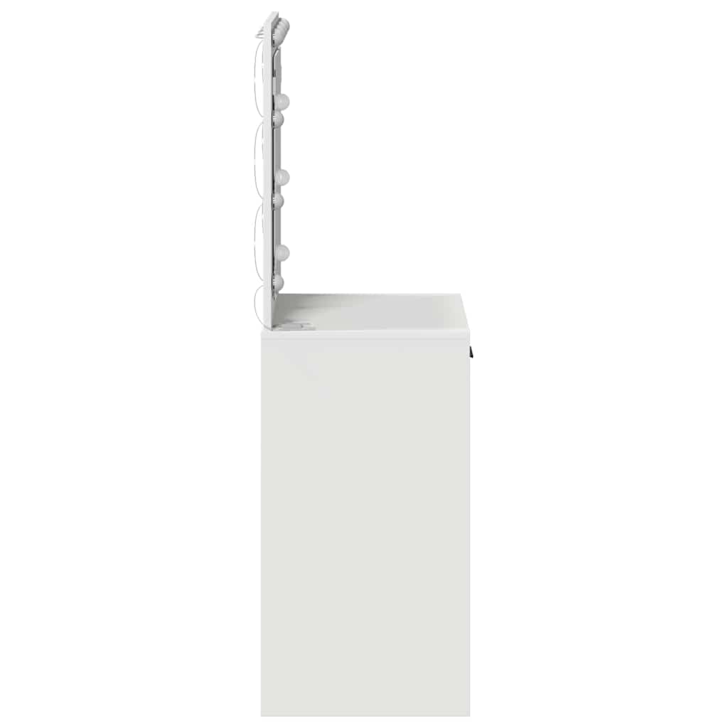 vidaXL Schminktisch mit Schubladen Weiß 50 x 41 x 135 cm Holzwerkstoff