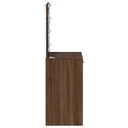 vidaXL Schminktisch Braun Eichen-Optik 50 x 41 x 135 cm Holzwerkstoff