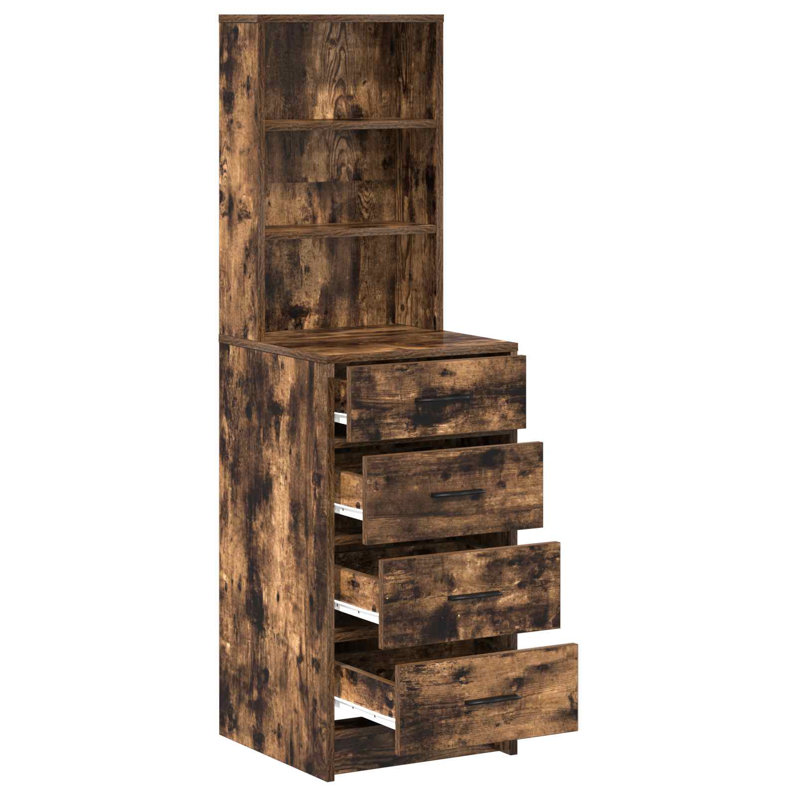 vidaXL Hochboard Räuchereiche 40 x 41 x 135 cm Holzwerkstoff