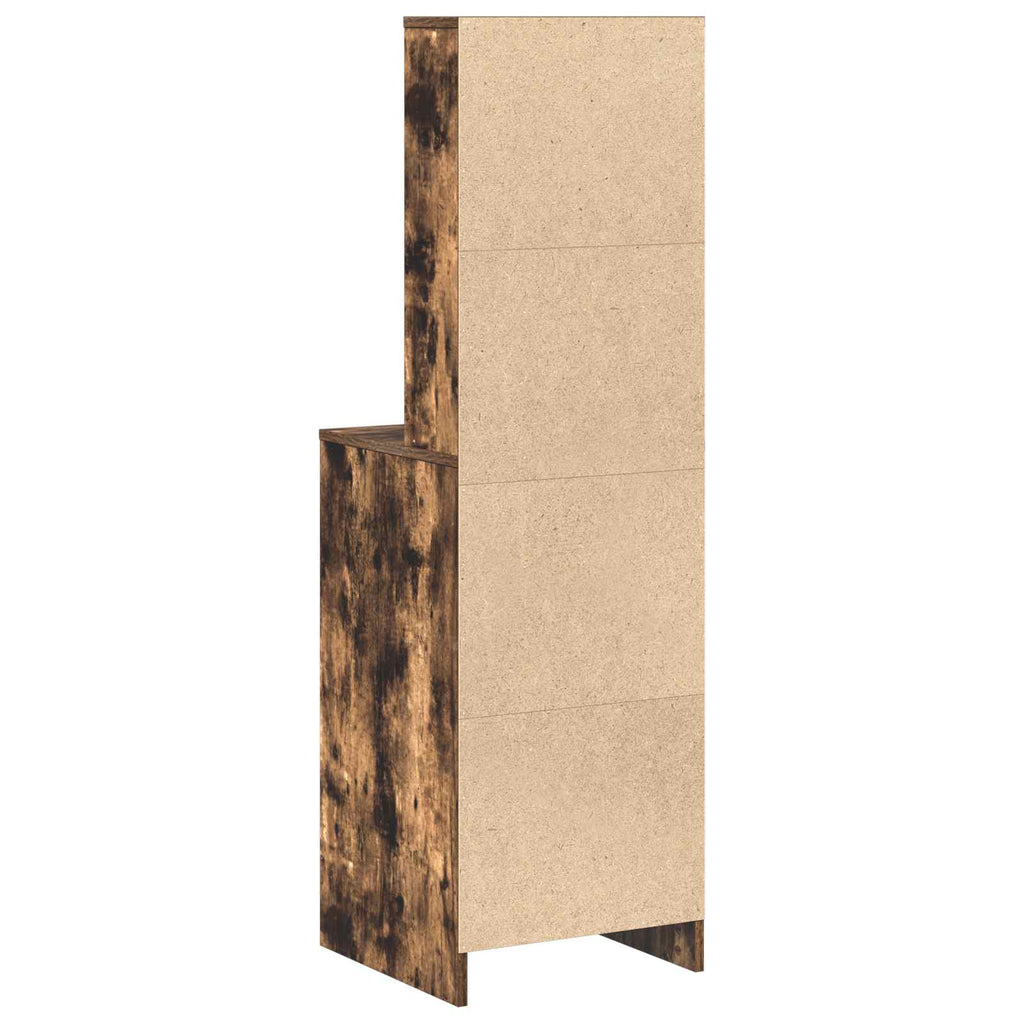 vidaXL Hochboard Räuchereiche 40 x 41 x 135 cm Holzwerkstoff