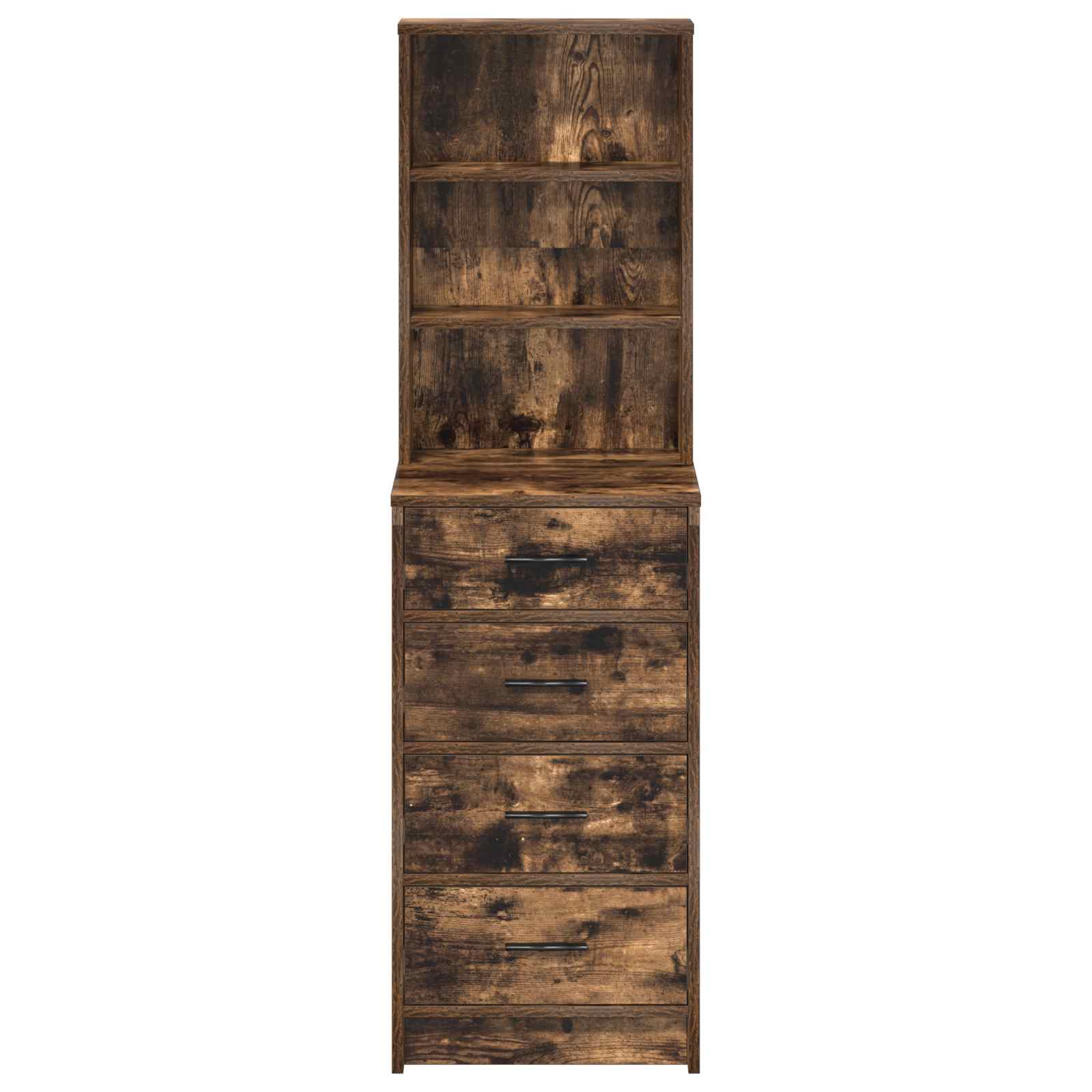 vidaXL Hochboard Räuchereiche 40 x 41 x 135 cm Holzwerkstoff