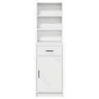 vidaXL Highboard mit Schubladen Weiß 40 x 40,5 x 135 cm Holzwerkstoff