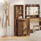 vidaXL Highboard Altholz 40 x 40,5 x 135 cm Holzwerkstoff