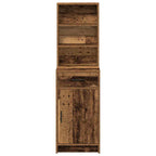 vidaXL Highboard Altholz 40 x 40,5 x 135 cm Holzwerkstoff