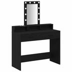 vidaXL Schminktisch Schwarz 100 x 41 x 140 cm Holzwerkstoff