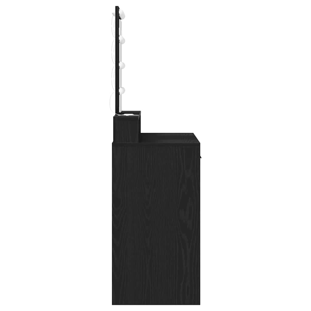 vidaXL Schminktisch Schwarz 100 x 41 x 140 cm Holzwerkstoff