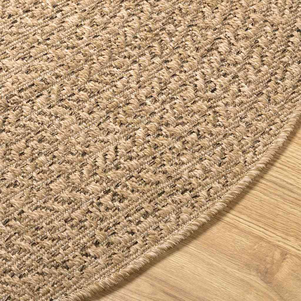 vidaXL Teppich ZIZUR Braun 150 x 80 cm Polypropylen