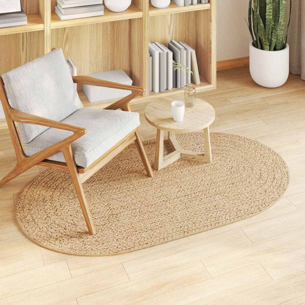 vidaXL Teppich ZIZUR Braun 150 x 80 cm Polypropylen