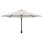 vidaXL Garten-Sonnenschirm Sand 248 x 248 x 148 cm Polyester und Stahl
