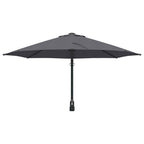 vidaXL Garten-Sonnenschirm Anthrazit 248 x 248 x 148 cm