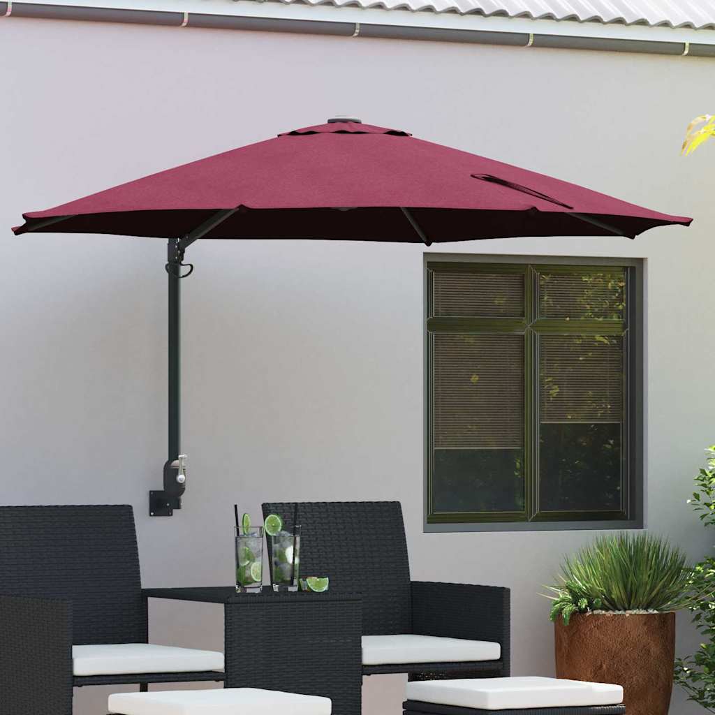 vidaXL Garten-Sonnenschirm Anthrazit 248 x 248 x 148 cm