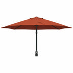 vidaXL Garten-Sonnenschirm Terrakotta 248 x 248 x 148 cm