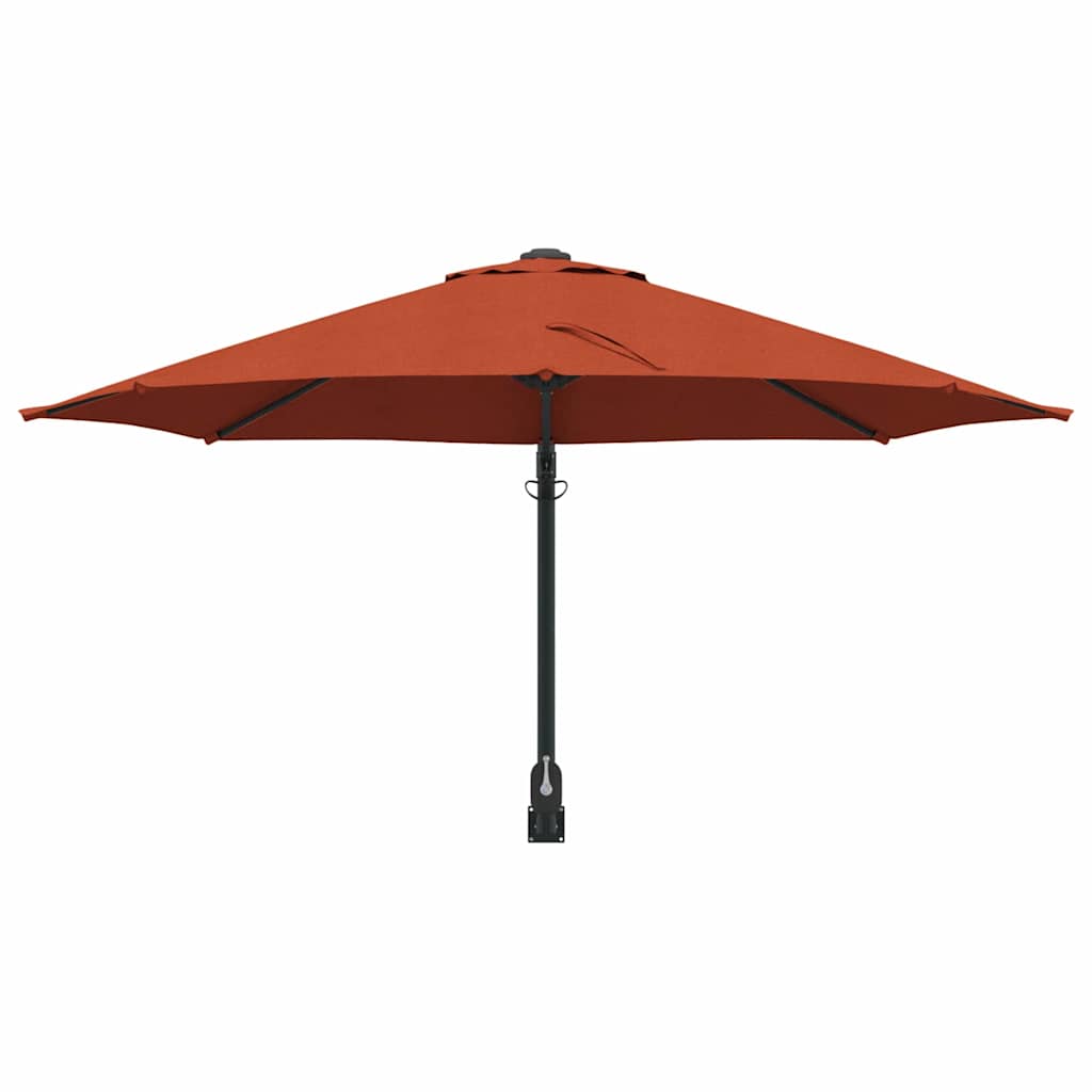 vidaXL Garten-Sonnenschirm Terrakotta 248 x 248 x 148 cm