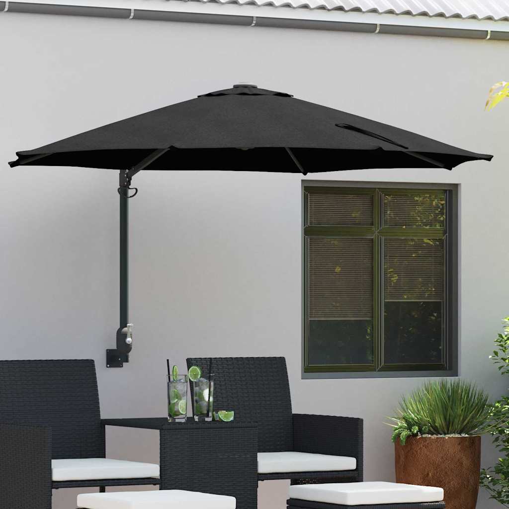 vidaXL Garten-Sonnenschirm Anthrazit 248 x 248 x 148 cm