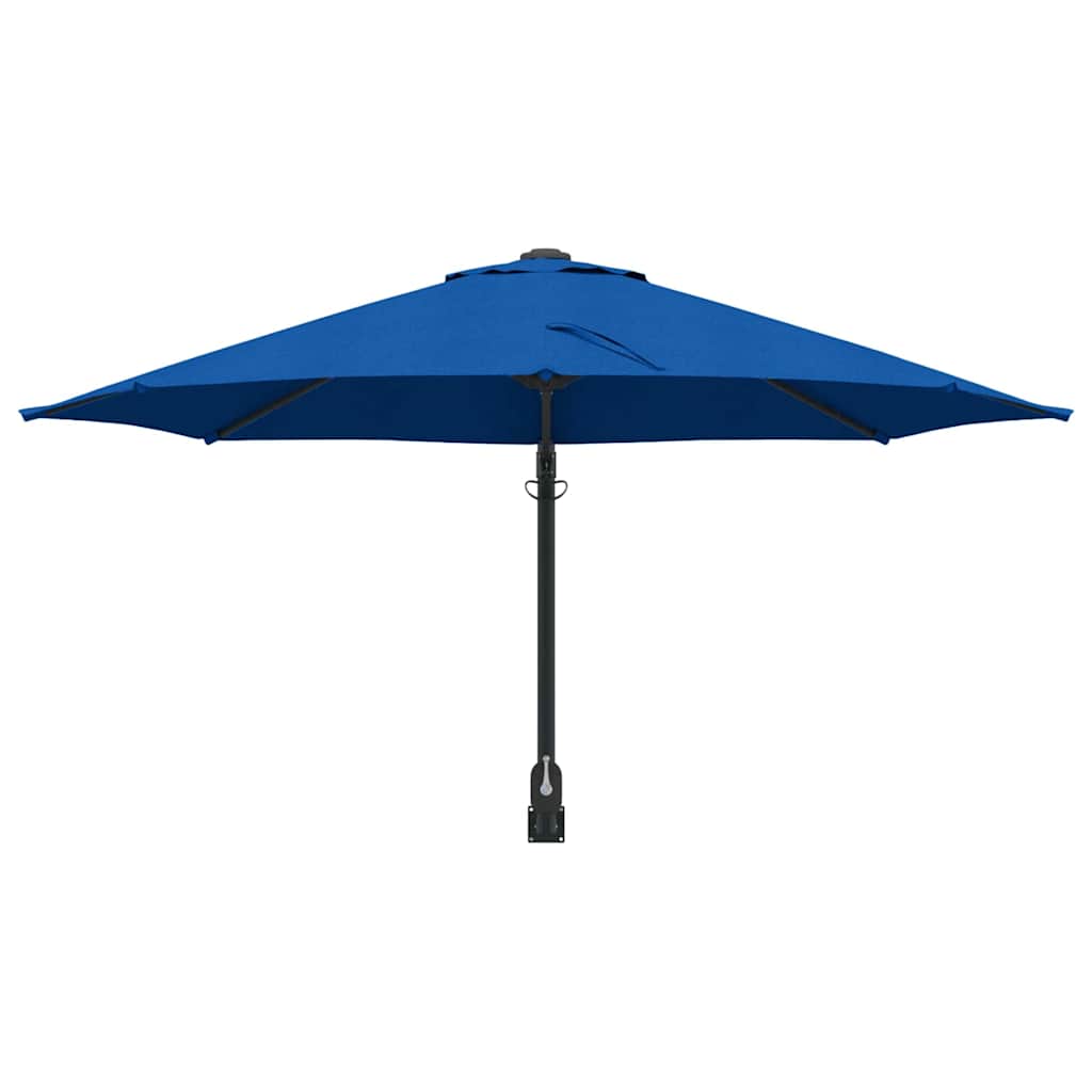 vidaXL Garten-Sonnenschirm Azurblau 248 x 248 x 148 cm