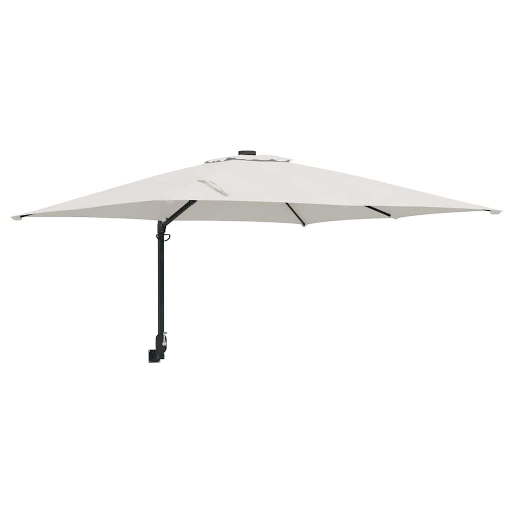 vidaXL Garten-Sonnenschirm Sand 248,5 x 247,5 x 160 cm