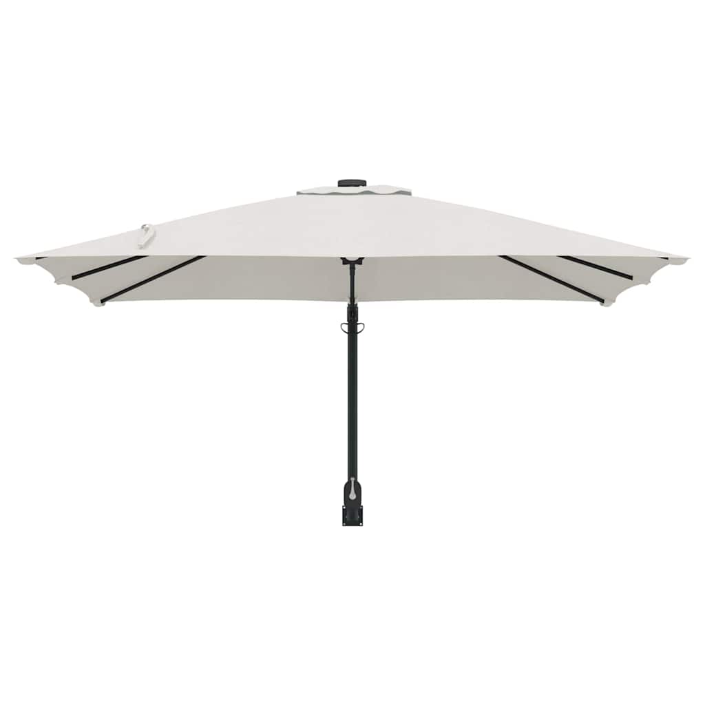 vidaXL Garten-Sonnenschirm Sand 248,5 x 247,5 x 160 cm