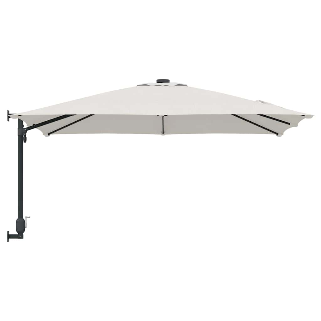 vidaXL Garten-Sonnenschirm Sand 248,5 x 247,5 x 160 cm
