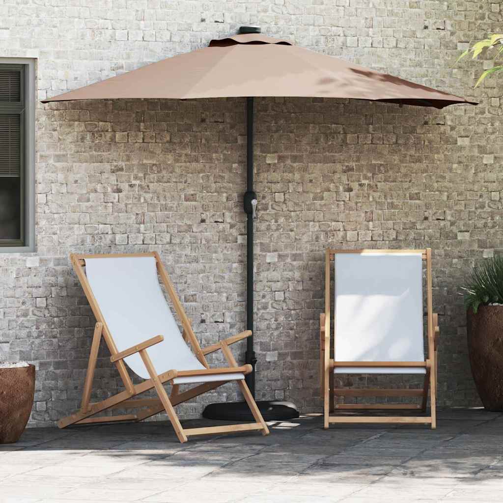 vidaXL Garten-Sonnenschirm Anthrazit 248 x 248 x 148 cm