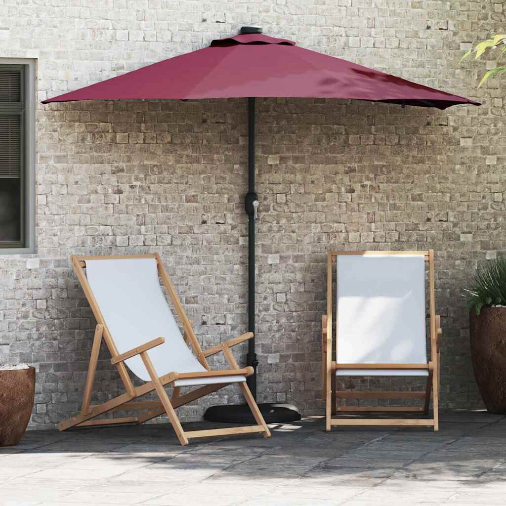 vidaXL Garten-Sonnenschirm Anthrazit 248 x 248 x 148 cm