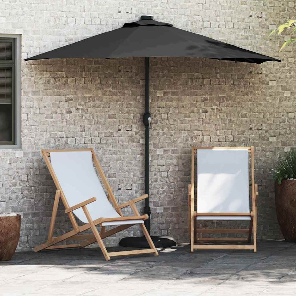 vidaXL Garten-Sonnenschirm Anthrazit 248 x 248 x 148 cm
